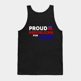 Proud Republican For Biden Tank Top